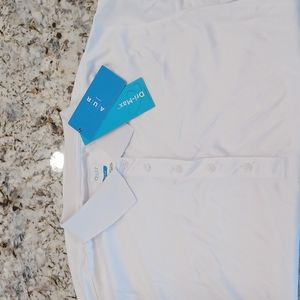 AUR WOMENS SZ XL WHITE GOLF TOP